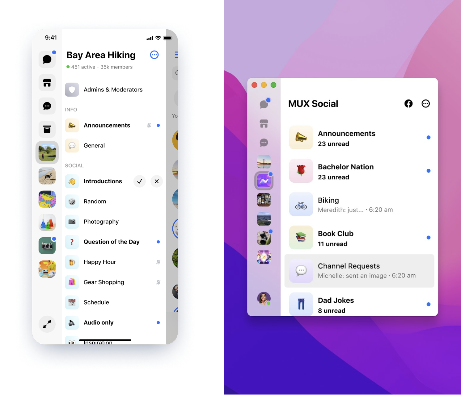 Nested and collapsing sidebar