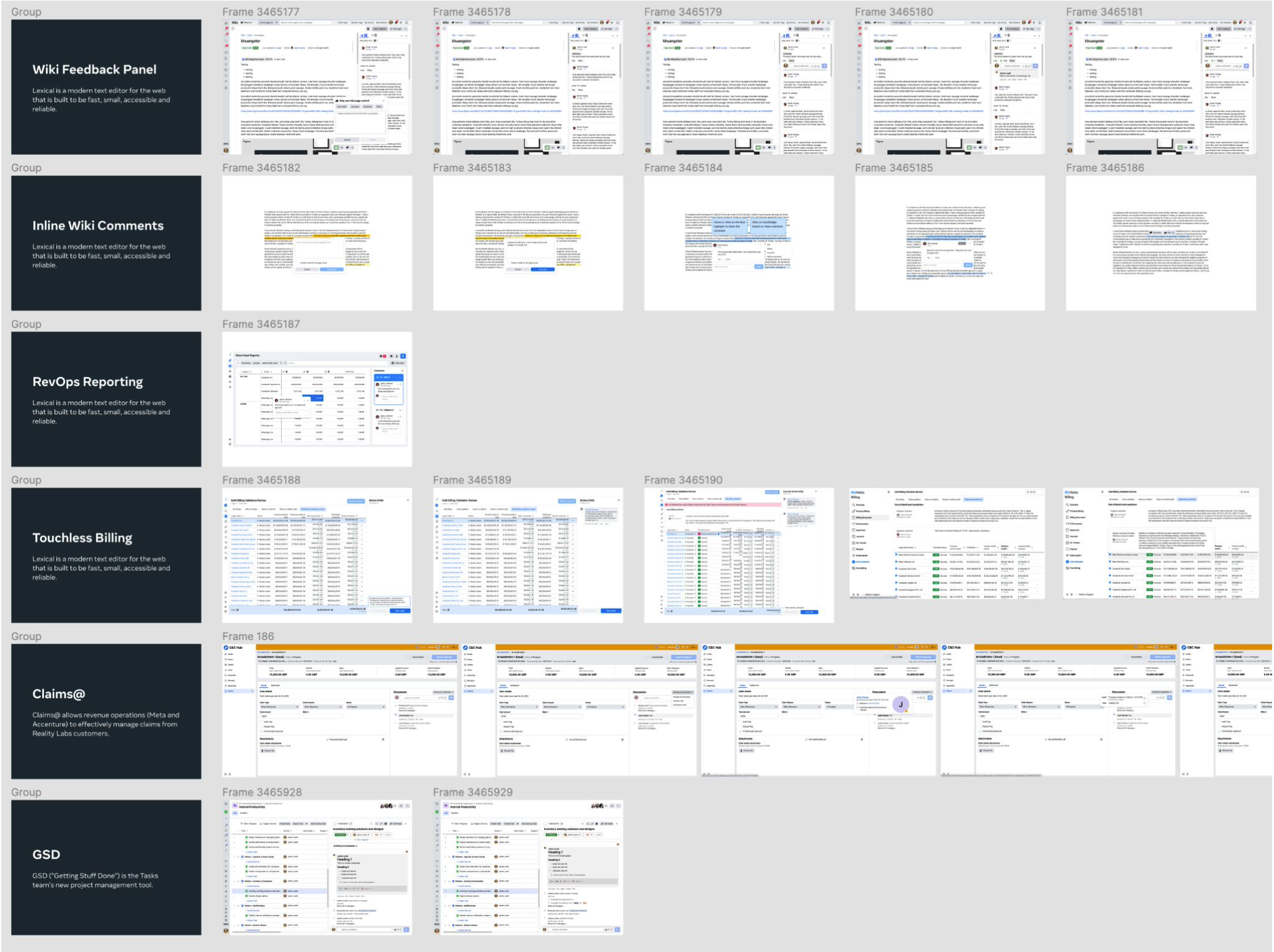Examples of patterns usage